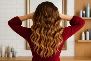 Cheveux ondulés