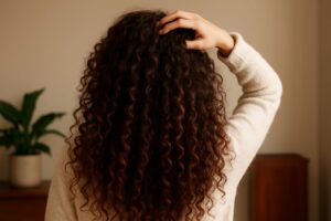 Cheveux qui gonflent