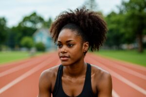coiffures afro pour le sport